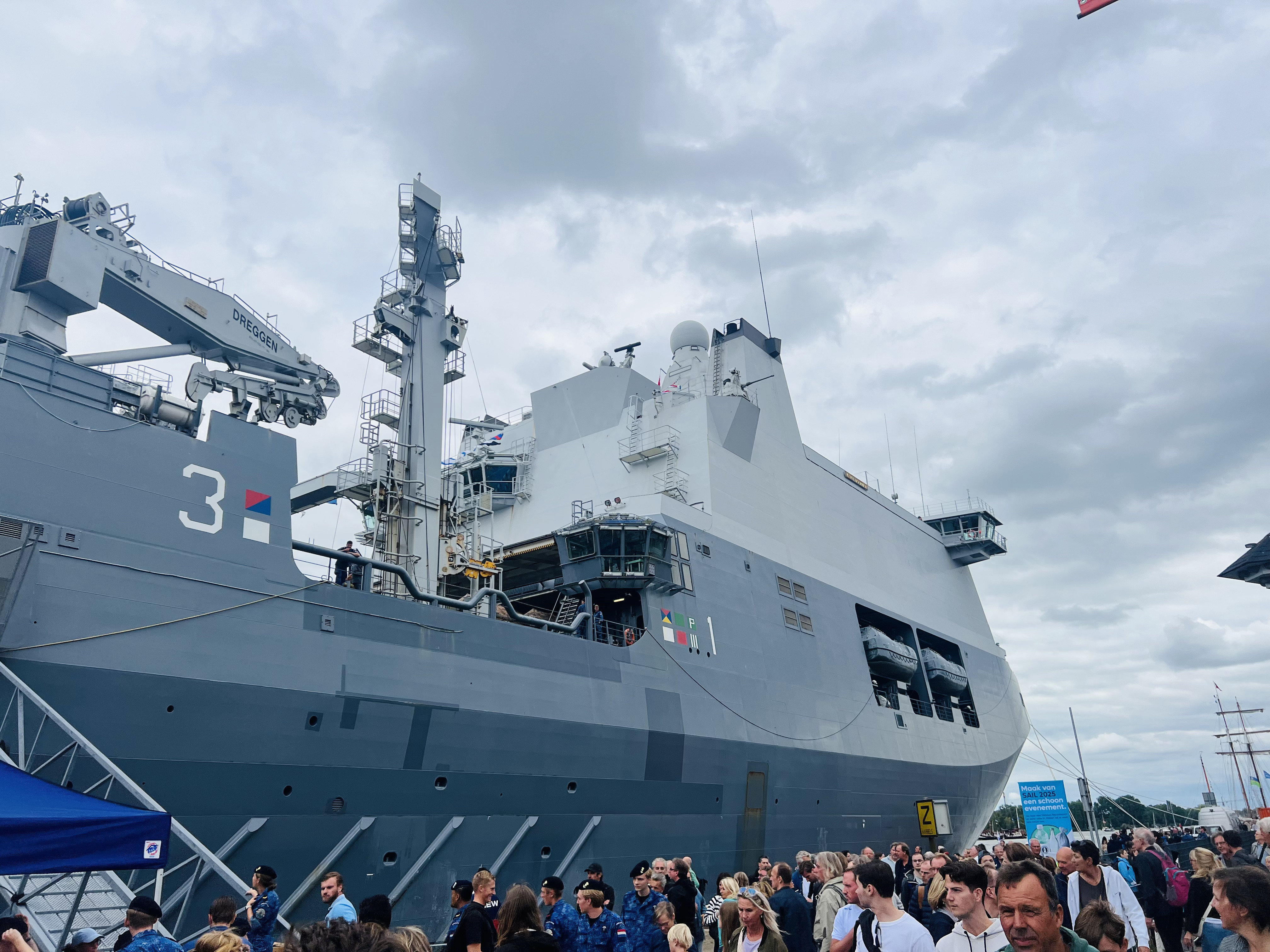 Massive marine ship